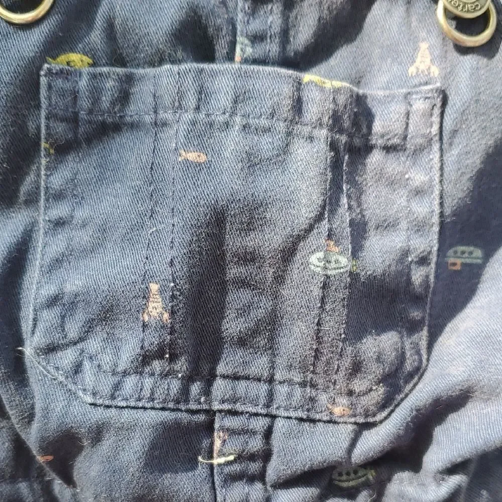 Carter's 18 Months Blue Overalls with Nautical Accents 🌏5/$10🌏